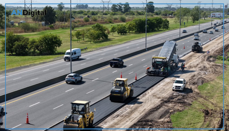 Avanza la construcción del cuarto carril de la Autopista Buenos Aires-La Plata