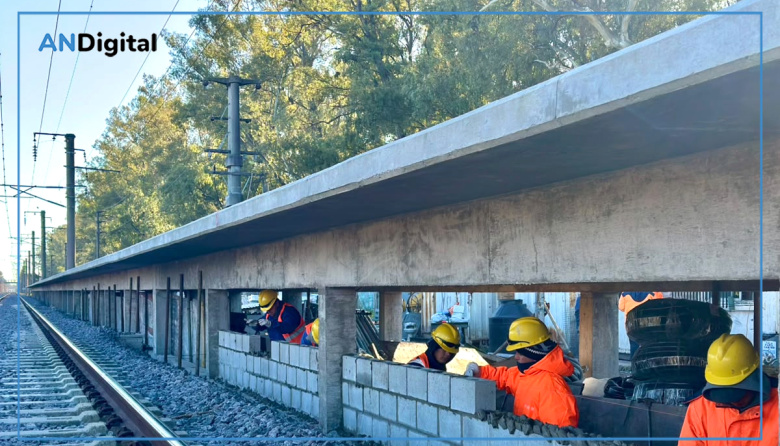 Se reactivó la construcción de la estación de trenes de la Universidad Guillermo Brown