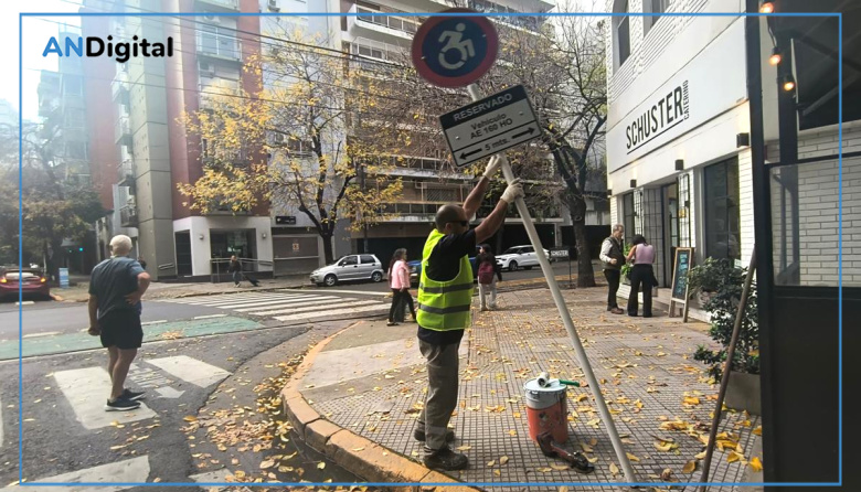 La Ciudad multará a quienes falsifiquen carteles de estacionamiento para discapacitados