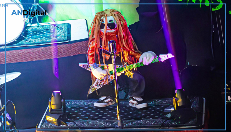 Marioneta rockera agita las diagonales: Jack Distortion en La Plata