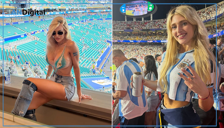 Luciana Salazar y Marta Fort, las figuras que coparon las tribunas en Miami