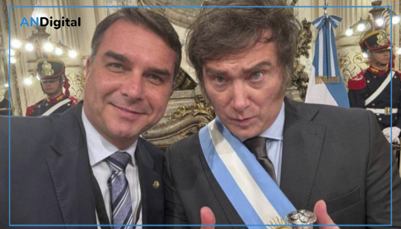 Guiño a la oposición en Brasil: Milei viajará a San Pablo y se mostrará con Flavio Bolsonaro