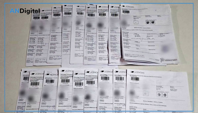 Desbarataron megabanda que falsificaba licencias de conducir y DNI en el AMBA