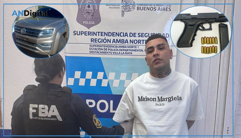 Callejero Fino fue detenido en Tigre: iba en una camioneta sin patente y con un arma