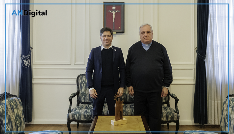 Kicillof coordinó con la Iglesia la visita del papa León XIV a Luján