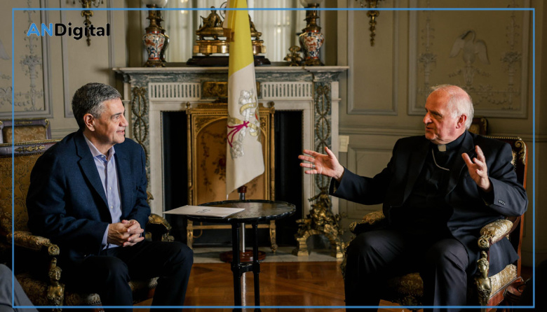 León VIX en Argentina: primer encuentro de Jorge Macri con el nuevo nuncio apostólico