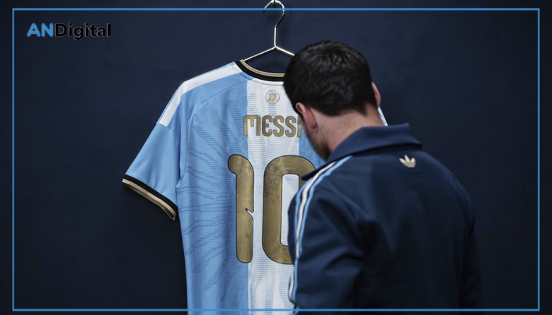 Messi presentó la camiseta para su último partido en Argentina: “Para toda la vida”