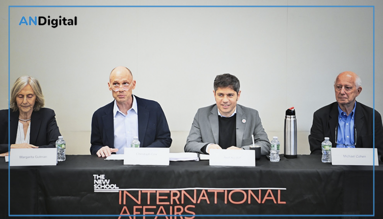 Axel Kicillof disertó en Nueva York: “Las políticas de Milei están en las antípodas del desarrollo”