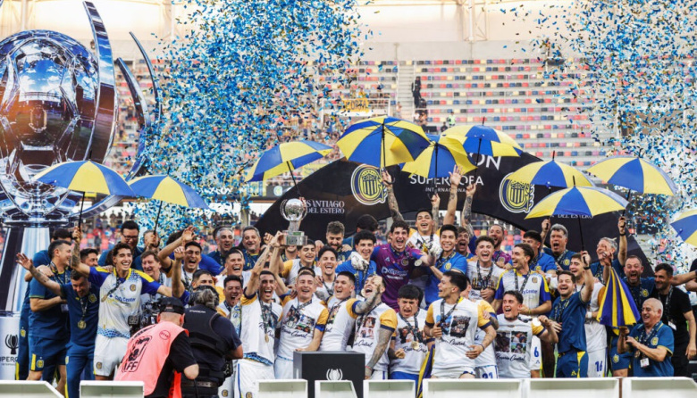 Rosario Central campeón y un cierre caliente con Verón en el campo de juego