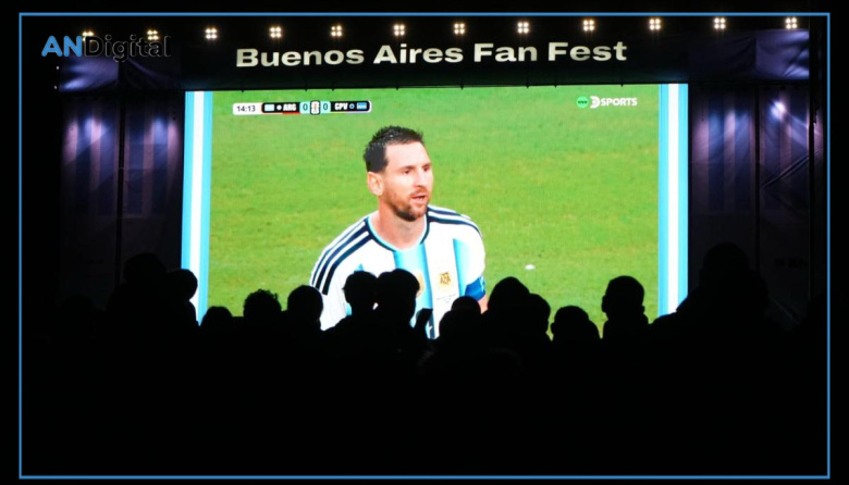 Fan Fest AFA “Gracias Leo” en Ciudad Universitaria