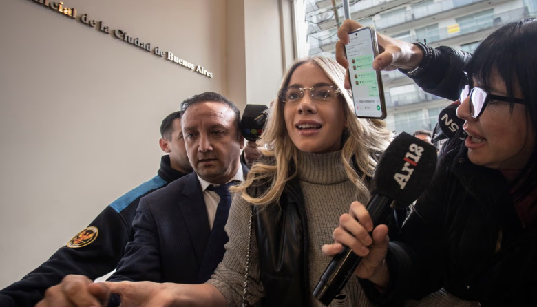 Candela Arizaga fue citada a declarar tras reencontrarse con Facundo Moyano