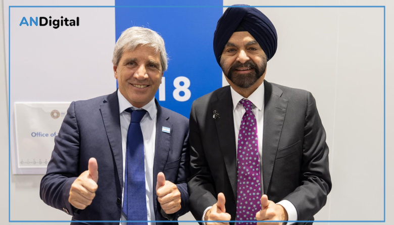 Al filo de la recesión, Luis Caputo se reunió en Tailandia con el presidente del Banco Mundial