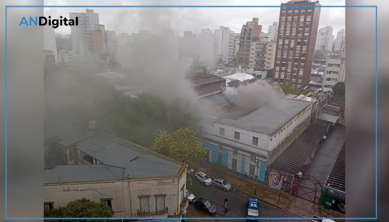 Tensión en una escuela de La Plata: incendio y evacuación de alumnos