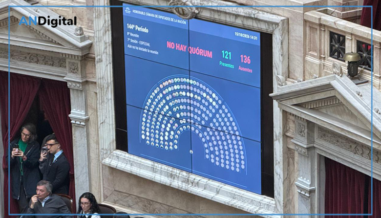 Caída la sesión en Diputados: la oposición no logró quórum y el DNU 70/23 sigue vigente