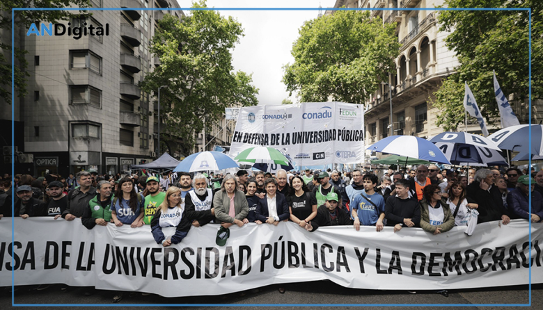 Kicillof en la marcha universitaria: “Ningún país crece destruyendo ciencia”