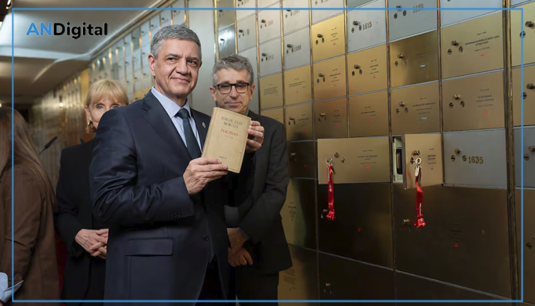Jorge Macri llamó “José Luis” a Borges durante un homenaje en España