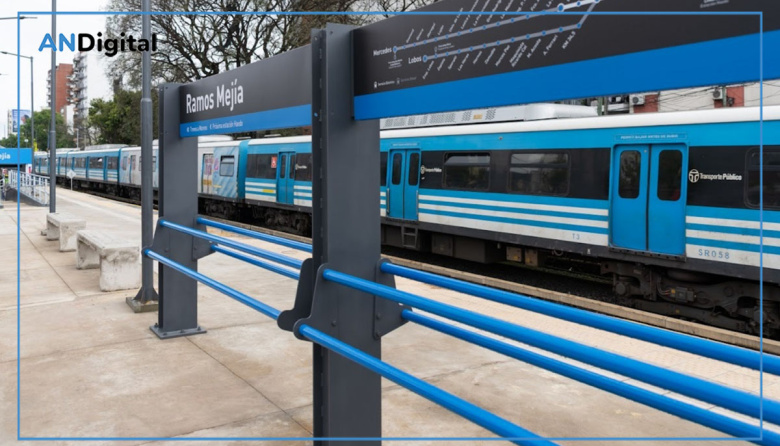 Línea Sarmiento: vuelven a funcionar los andenes centrales en Ramos Mejía y Ciudadela