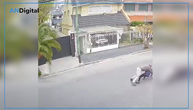 Mar del Plata: salió a pasear con su bebé, vio a un ladrón y lo tacleó en plena calle