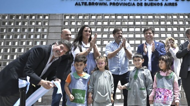 Kicillof destacó la inversión “como pocas veces en la historia” en infraestructura escolar