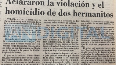 La historia completa del despiadado criminal liberado tras secuestrar, violar y asesinar a dos hermanitos