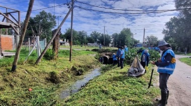 Operativo de limpieza en arroyos de La Plata
