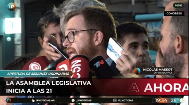 Massot: “El rol del Congreso va a ser activo porque eso no depende solo del Ejecutivo”