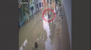 Chico de 14 tocó un poste de luz en medio de la tormenta y cayó electrocutado en Lanús