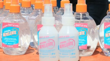 Dengue: la Provincia distribuyó 10 mil frascos de repelente en los municipios más afectados