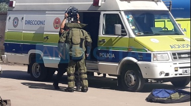 Hallaron una granada en un tacho de basura en San Vicente