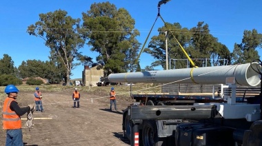 Comenzó la obra de recambio de acueductos en Bahía Blanca