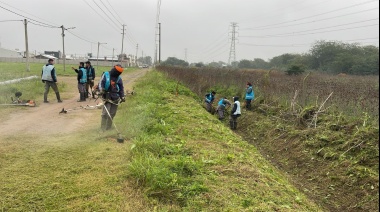 Avanzan las tareas de limpieza en arroyos de La Plata