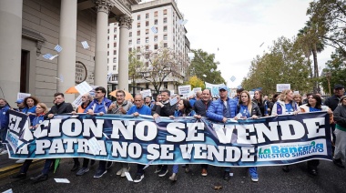 Palazzo advirtió que habrá acción directa para “detener” la privatización del Banco Nación