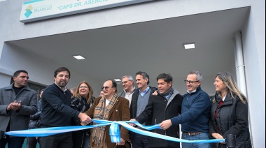 Kicillof inauguró edificio de un CAPS y ponderó su “política transformadora” del sistema de salud