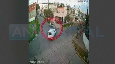 Secuencia de terror: Robó, chocó, atropelló y huyó al trote en La Matanza