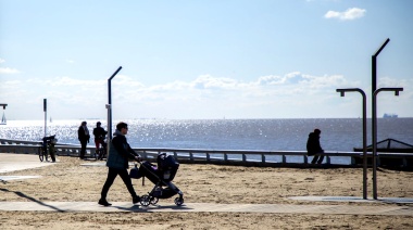 Se inauguró un nuevo espacio público a la vera del Río de la Plata