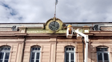 Continúa con la puesta en valor de la estación ferroviaria Meridiano V