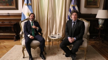 Tras la polémica por su faltazo a la cumbre del Mercosur, Milei recibió a Lacalle Pou