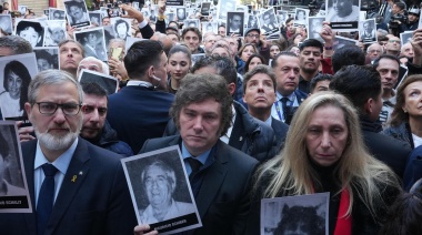 Milei participó del acto por el 30° aniversario del atentado a la AMIA