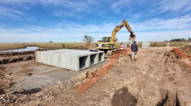 Avanzan las obras hidráulicas para mejorar la transitabilidad en caminos rurales