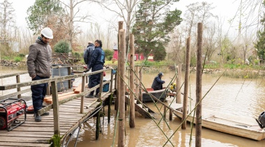 Comenzaron las obras en muelles comunitarios de las Islas del Delta