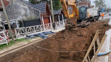 Avanza importante obra hidráulica en la Cuenca del Arroyo Duppy