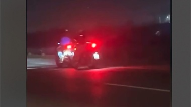 Filman tremendo ataque motochorro en el Camino del Buen Ayre