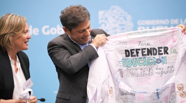 Kicillof envía un proyecto a la Legislatura para que sea obligatoria la sala de 3 años
