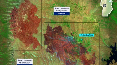 Los incendios forestales en Córdoba vistos desde el espacio
