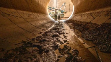 Culminó obra clave para optimizar el drenaje pluvial porteño