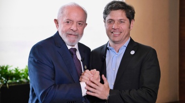 En su paso por México, Kicillof sumó una nueva foto con Lula