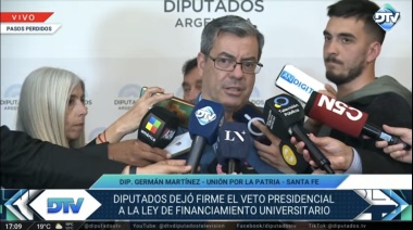 Veto universitario: “Ante los argentinos, ha sido una derrota para el gobierno de Milei”
