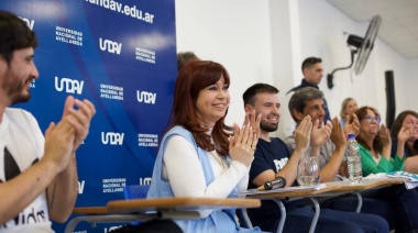 En plena resistencia estudiantil, Cristina visitó una universidad del conurbano