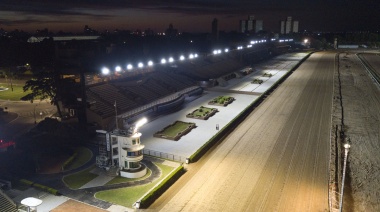 Con nueva iluminación LED, vuelven las carreras nocturas al Hipódromo de La Plata