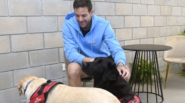 “Torito” y “Pinky”, la inmejorable compañía para Del Potro en su último desafío